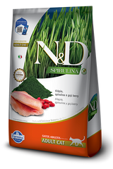 Alimento para Gato N&D Spirulina Adult Tilapia, Spirulina y Goji Berry