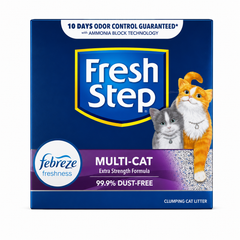 Arena para Gatos Fresh Step Multi-Cat con Febreze Control de Olores