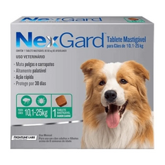 Antipulgas Nexgard perros 10-25kg (1 tableta)