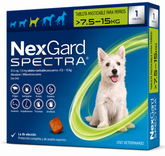 NexGard Spectra Antiparasitario para Perros de 7.5 a 15 kg | Boehringer Ingelheim