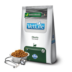 Alimento para gato Vet Life Feline Obesity 2 kg
