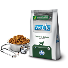 Alimento para perro Vet Life Obesity Diabetic 2 kg