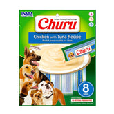 Snack para perro Inaba Churu 8 piezas - pollo con atún 160 g