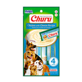 Snack para perro Inaba Churu 4 piezas - pollo con queso 56 g