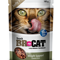 Snack para gato BR Softy Weight Support 100 g