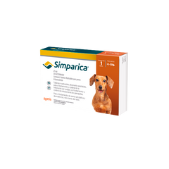 Antiparasitario para perro Simparica 20 mg – 1 tableta (5.1 a 10 kg)