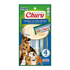 Snack para perro Inaba Churu 4 piezas - pollo con queso 56 g