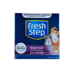Arena para gato Fresh Step Multi-Cat con Febreze 14 lb