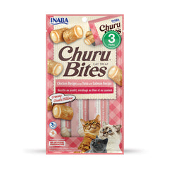 Snack para gato Churu Bites Pollo (Rosado) – 4 piezas / 30g