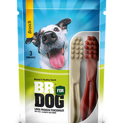 Snack dental para perro BR Brush x3 unidades