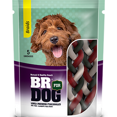 Snack para perro BR Braids x5 unidades