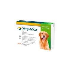 Antiparasitario para perro Simparica 80 mg – 1 tableta (20.1 a 40 kg)