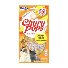 Snack Para Gato Inaba Churu Pops Pollo – 4 unidades x 15 g