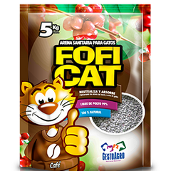 Arena para gato FOFICAT café 5 kg