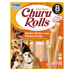 Snack para perro Churu Rolls 8 piezas - pollo 96 g