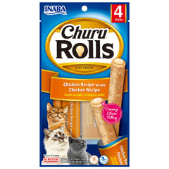 Snack Para Gato Churu Rolls Pollo – 4 unidades x 40 g