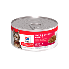 Alimento húmedo para gato Hill's Science Diet Adult 1-6 Hígado y Pollo 5.05oz