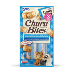 Snack para gato Churu Bites Pollo (Azul) – 4 piezas / 30g