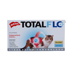 Antiparasitario interno Total FLC para gatos – 2 comprimidos