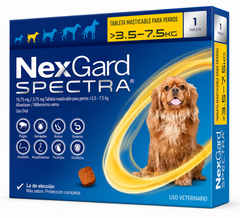 NexGard Spectra Antiparasitario para Perros de 3.5 a 7.5 kg | Boehringer Ingelheim