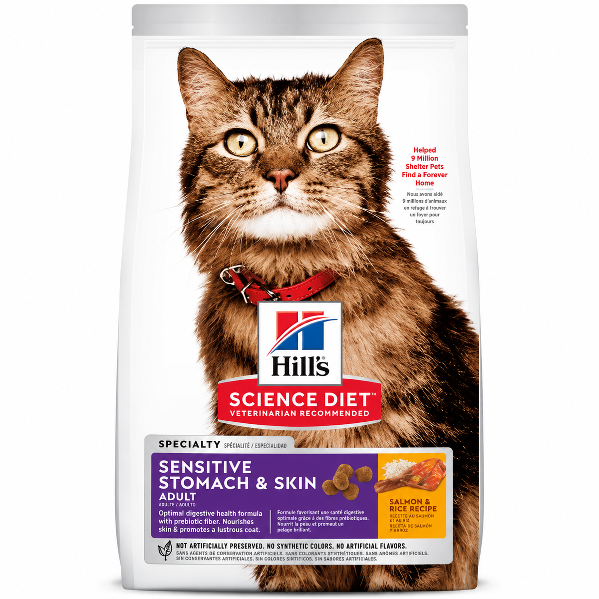 Alimento para gato Hill's Science Diet Estomago y piel Sensible 3,5 Lbs
