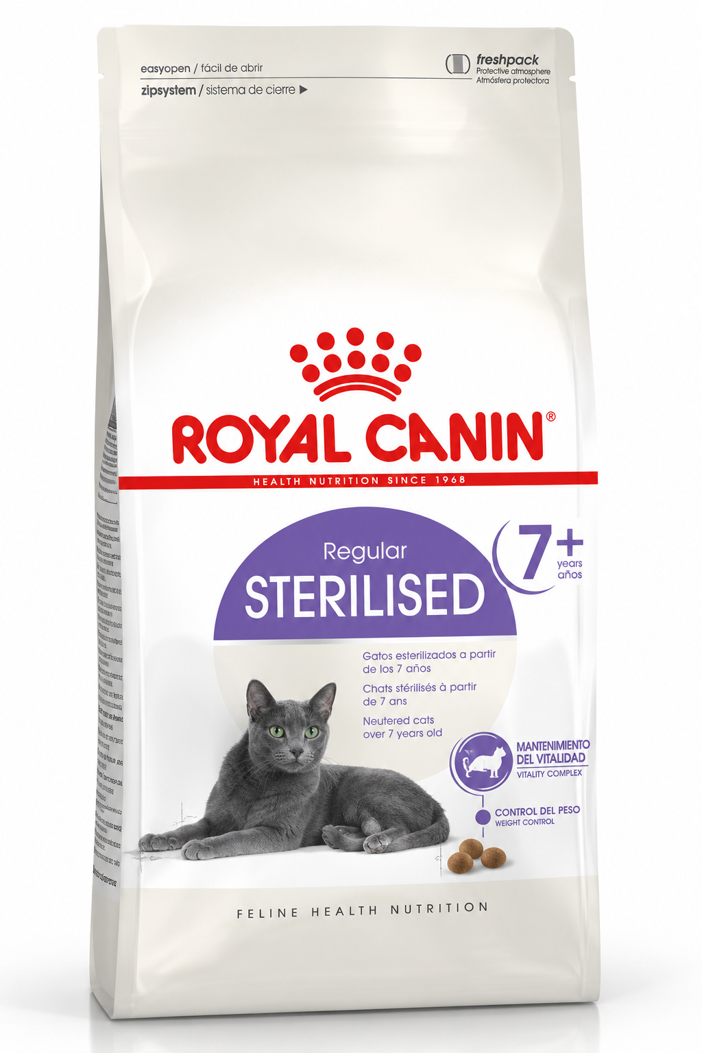 Alimento para gato adulto Royal Canin Sterilised 7+ 1.5KG