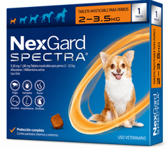NexGard Spectra Antiparasitario para Perros de 2 a 3.5 kg | Boehringer Ingelheim