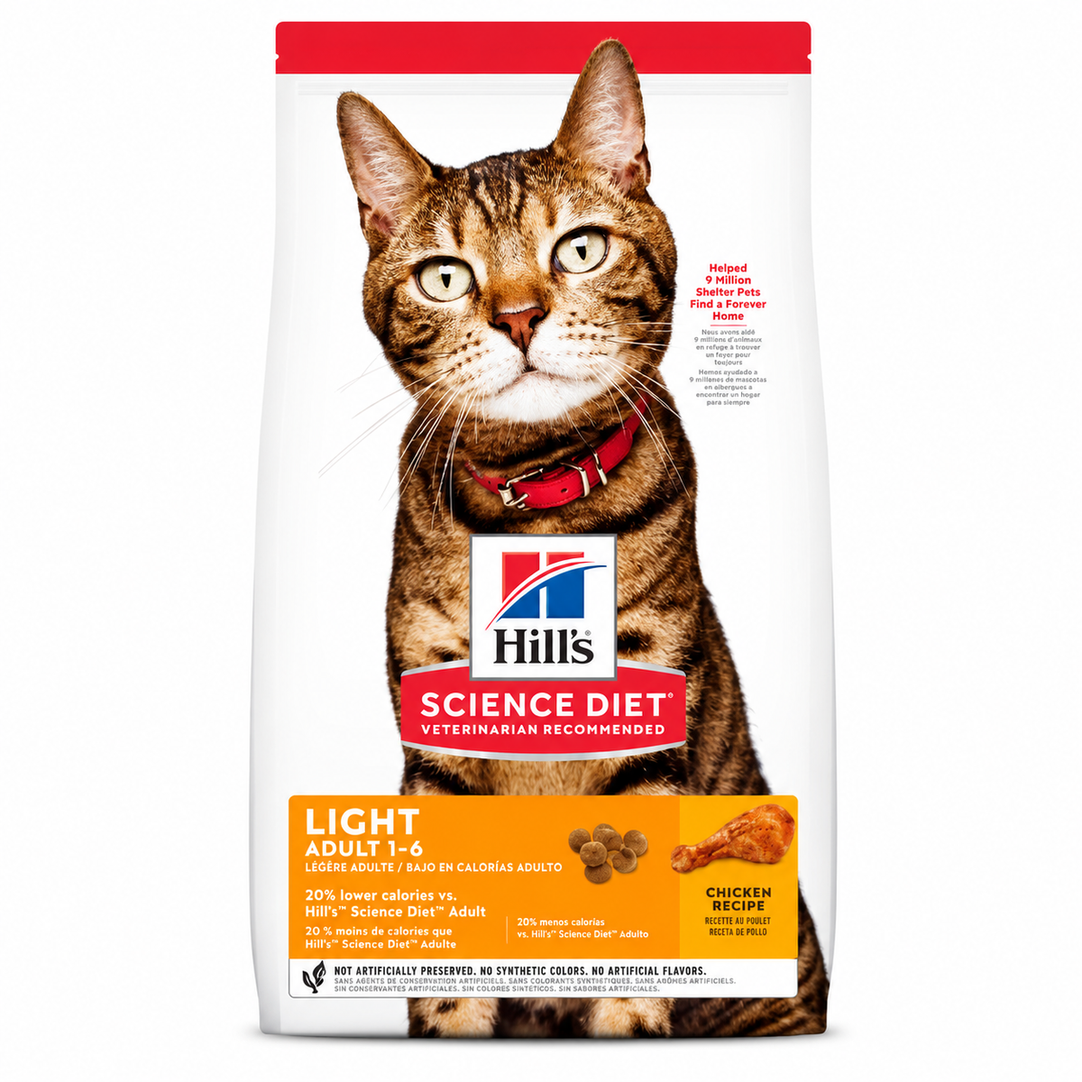 Alimento para gato Hill's Science Diet Light Adult 1-6 Pollo 1.8kg