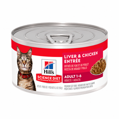 Alimento húmedo para gato Hill's Science Diet Adult 1-6 Hígado y Pollo 5.05oz