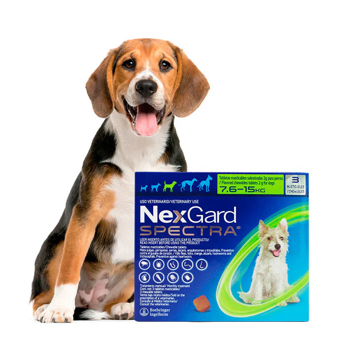 Antiparasitario Nexgard Spectra Perros  7.5-15Kg