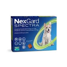 Antiparasitario Nexgard Spectra Perros  7.5-15Kg