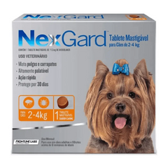 Antipulgas Nexgard perros 2-4kg (1 tableta)