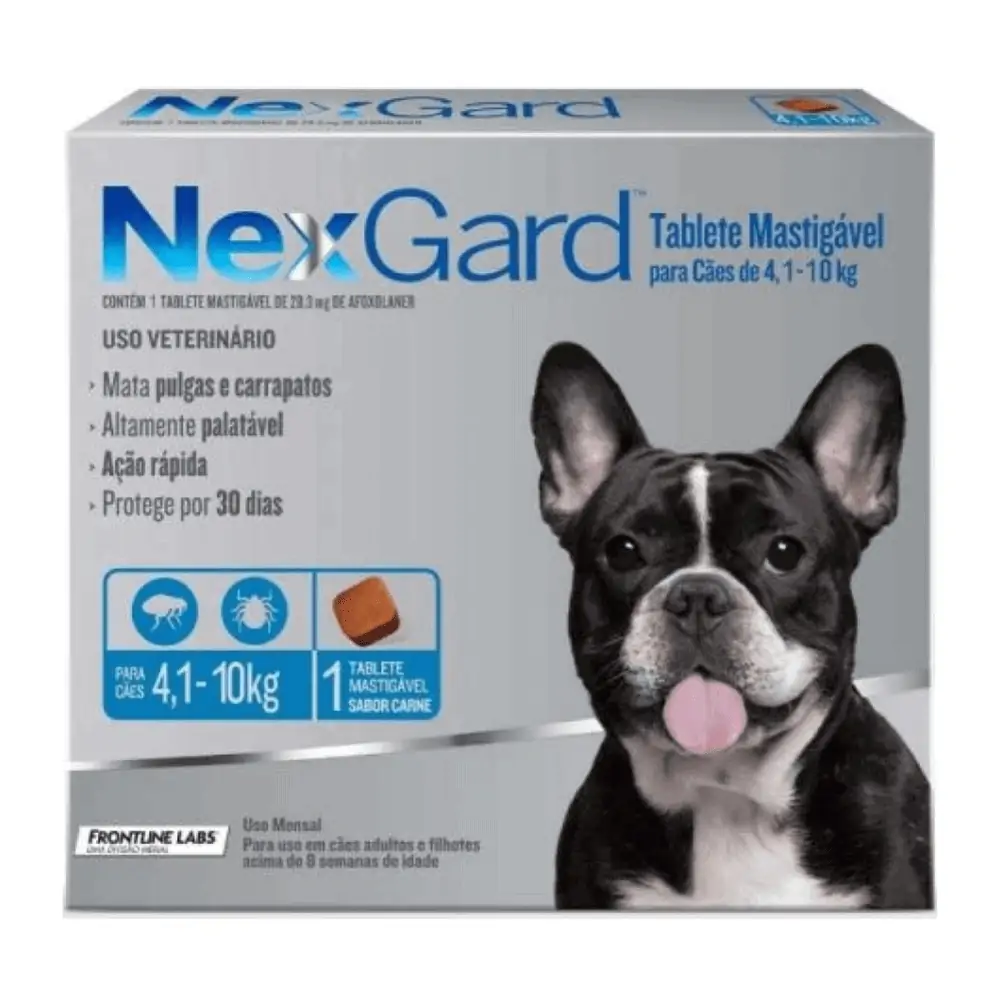 Antipulgas Nexgard perros 4-10kg (1 tableta)