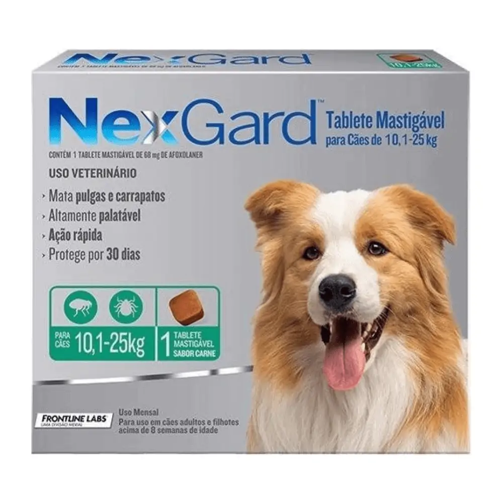 Antipulgas Nexgard perros 10-25kg (1 tableta)