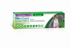 Atiparasitario  Nexgard combo para gatos entre los 2.5kg y 7.5kg