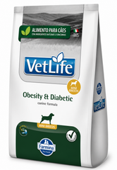 Alimento para perro Vet Life Obesity Diabetic Mini 2 kg