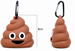 Dispensador de bolsas para desechos POO con mosquetón