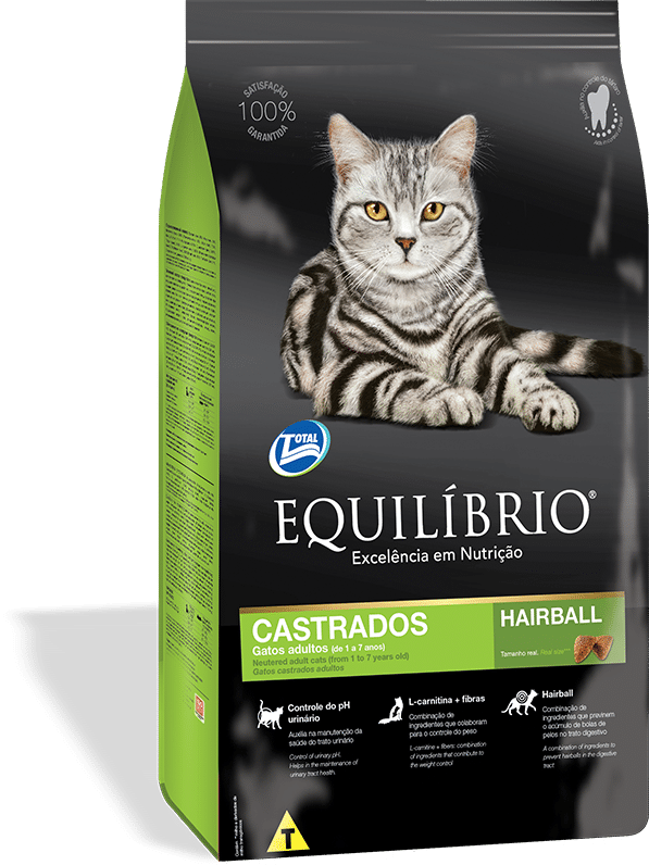 Alimento para gato adulto castrado 7+ Equilíbrio 1.5 kg