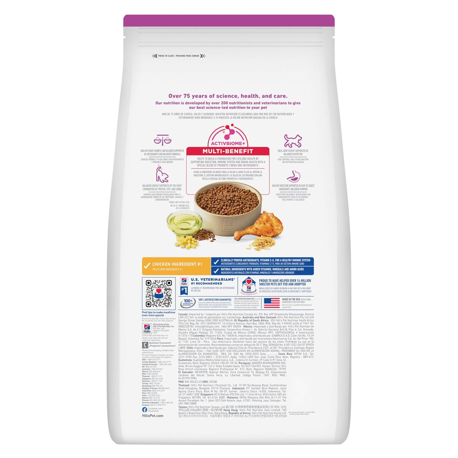 Alimento para perro Hill's Science Diet Small & Mini Adult 7+ 2kg