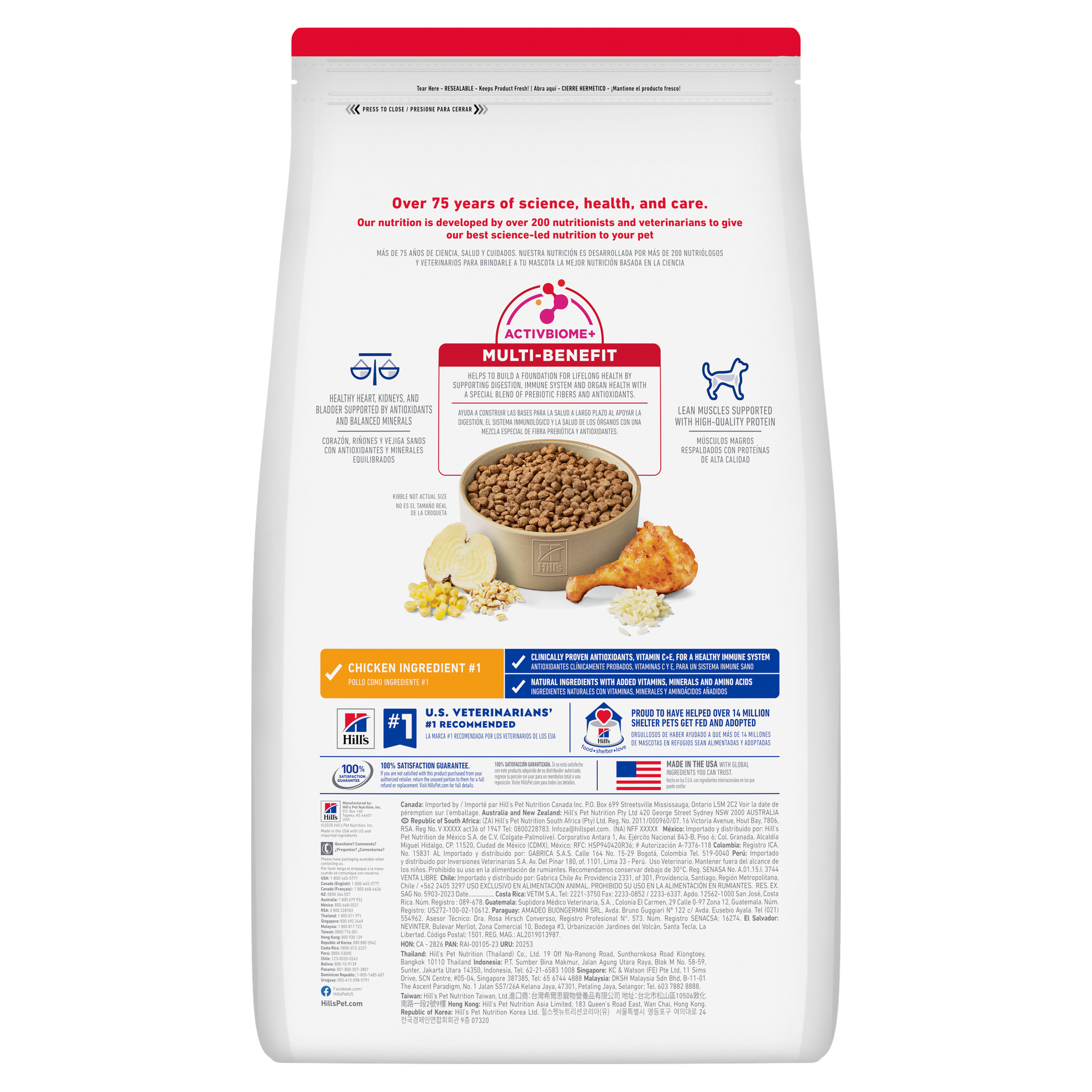 Alimento para perro Hill's Science Diet Adult 7+ Small Bites 2kg