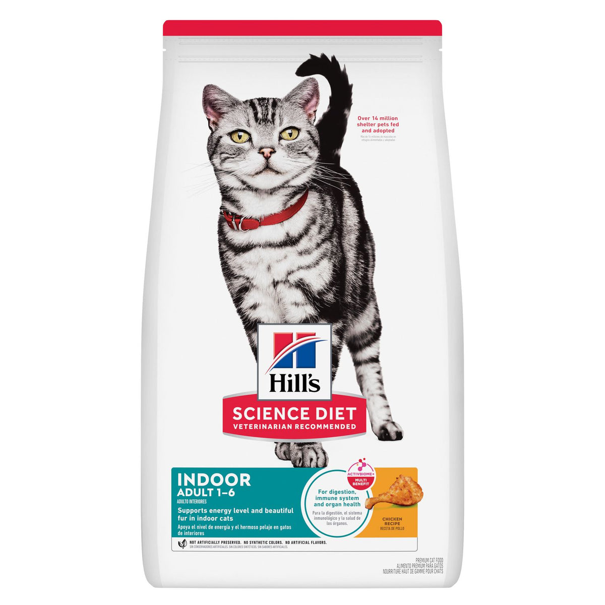 Alimento para gato Hill's Science Diet Indoor Adult 1-6 Pollo 1.8kg