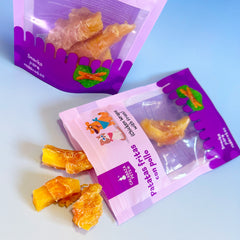 Snack para Perros y Gatos Calabaza Pets Patatas Fritas con Pollo Deshidratado 50 g