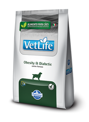 Alimento para perro Vet Life Obesity Diabetic 2 kg