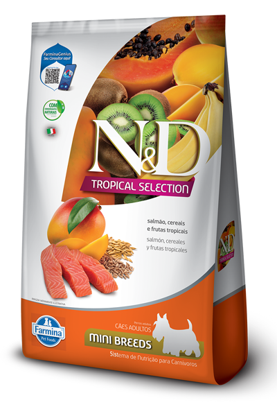 Alimento para perro N&D Tropical Selection Mini Adult Salmón y Frutas Tropicales 2 kg