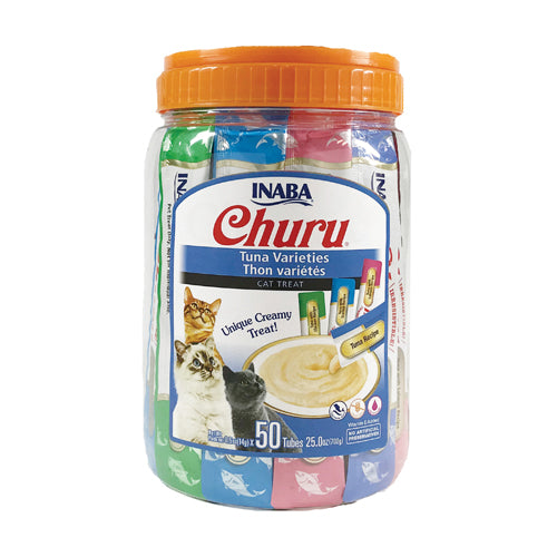 Snack para gato Inaba Churu Varieties 50 Tubos x 14 g (700 g)