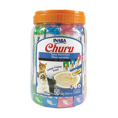 Snack para gato Inaba Churu Varieties 50 Tubos x 14 g (700 g)