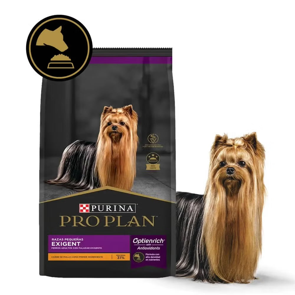 Alimento para Perro Pro Plan Exigent Razas Pequeñas Pollo y Arroz
