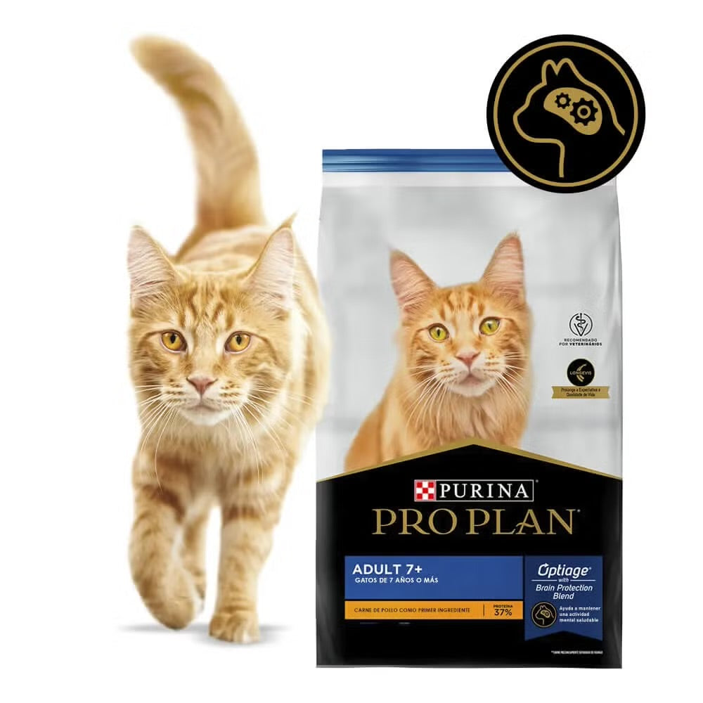 Alimento para Gato Purina Pro Plan Adult 7+ Pollo y Arroz 3kg