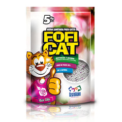 Arena para Gatos Fofi Cat Rosas 5 kg