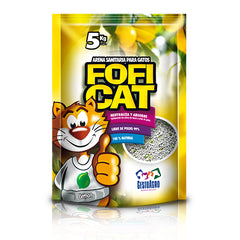 Arena para Gatos Fofi Cat Limón 5 kg